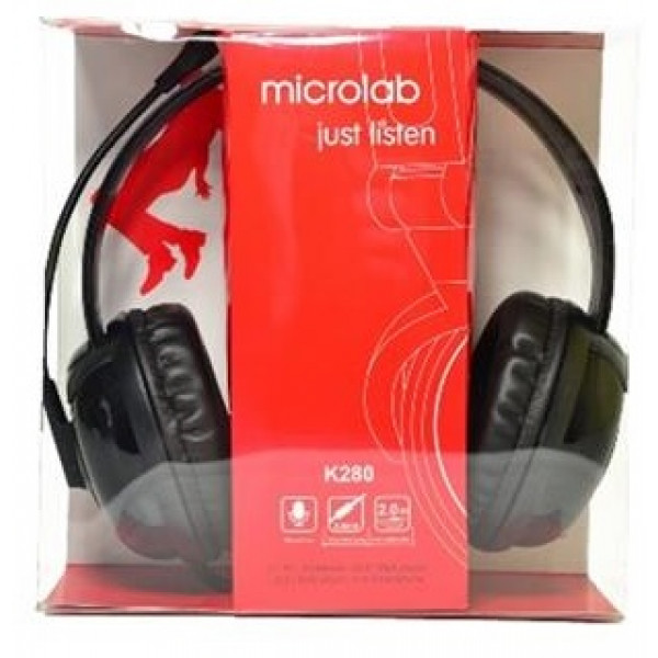 Фото - Наушники полноразмерные проводные Microlab K280B Black