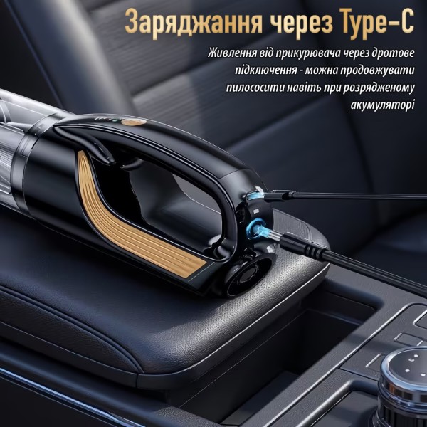 Фото - Пылесос ручной для автомобиля Suitu ST-128PLUS – Black