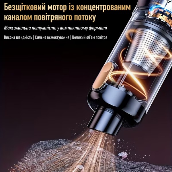Фото - Пылесос ручной для автомобиля Suitu ST-128PLUS – Black