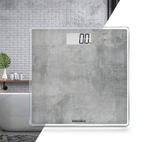 Фото - Весы напольные Soehnle SHAPE SENSE COMPACT 300 concrete (63882)