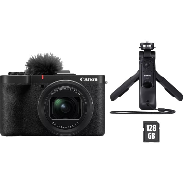 Фото - Фотокамера бездзеркальна Canon Powershot V1 Premium Vlogger Kit (6390C006)