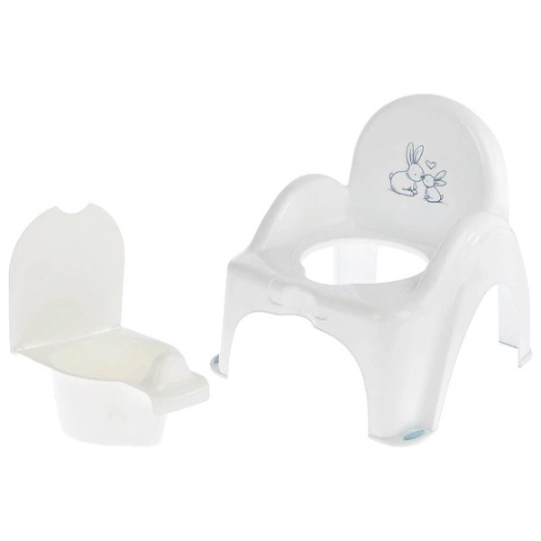 Фото - Горшок детский Tega Baby стульчик Зайчики с музыкой Салатовый (PO-065-105)