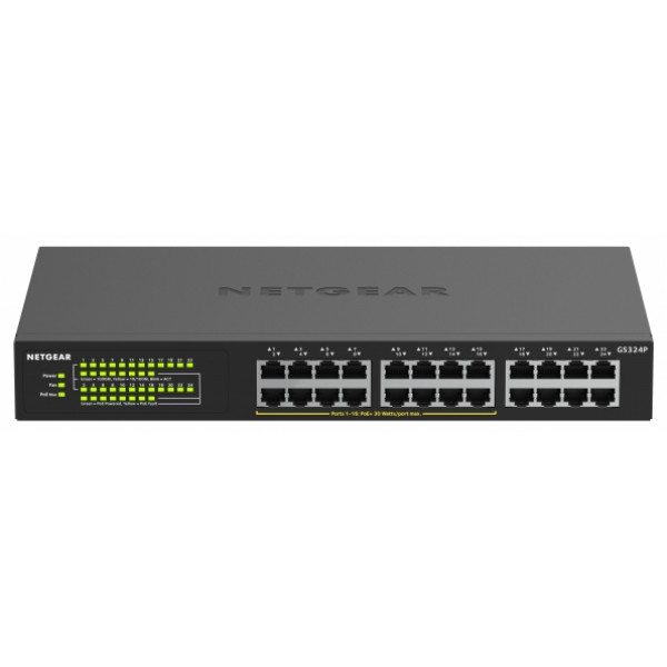 Фото - Коммутатор локальной сети (Switch) Netgear GS324P-100EUS