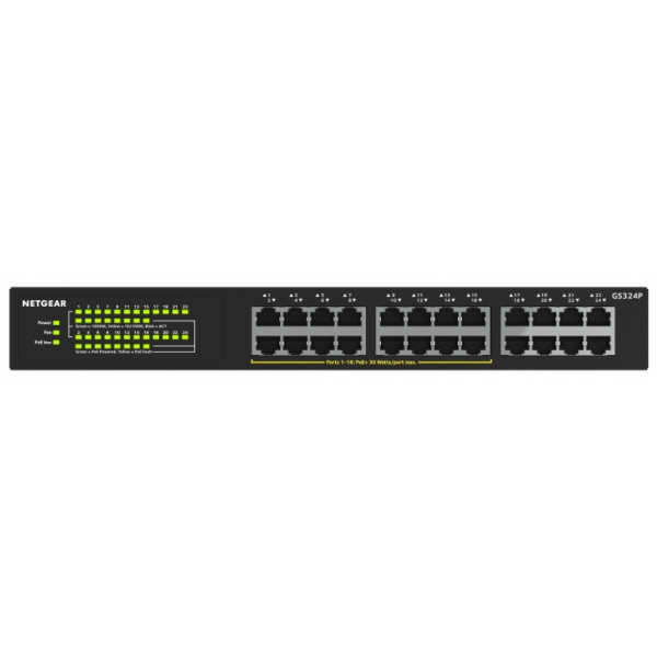 Фото - Коммутатор локальной сети (Switch) Netgear GS324P-100EUS