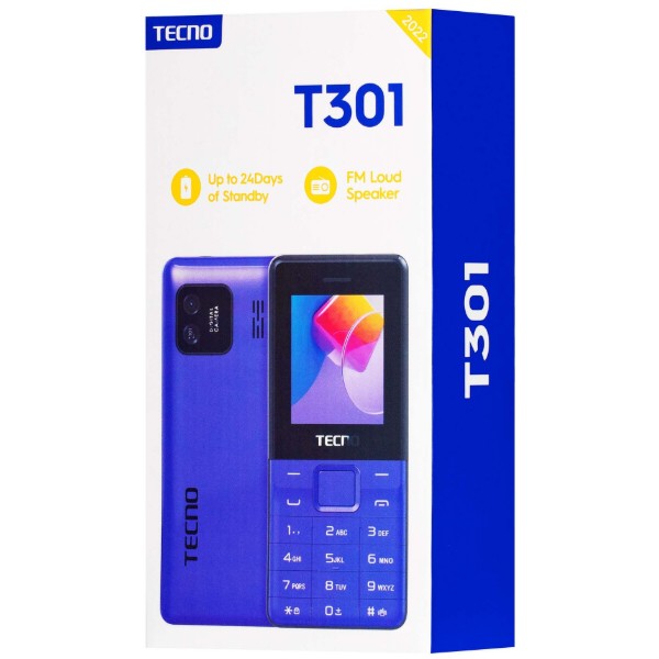 Фото - Мобільний телефон Tecno T301 Dual Sim Deep Blue