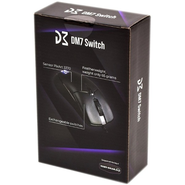 Фото - Мышь проводная игровая Dream Machines DM7 Switch Kailh PA 3370 Black