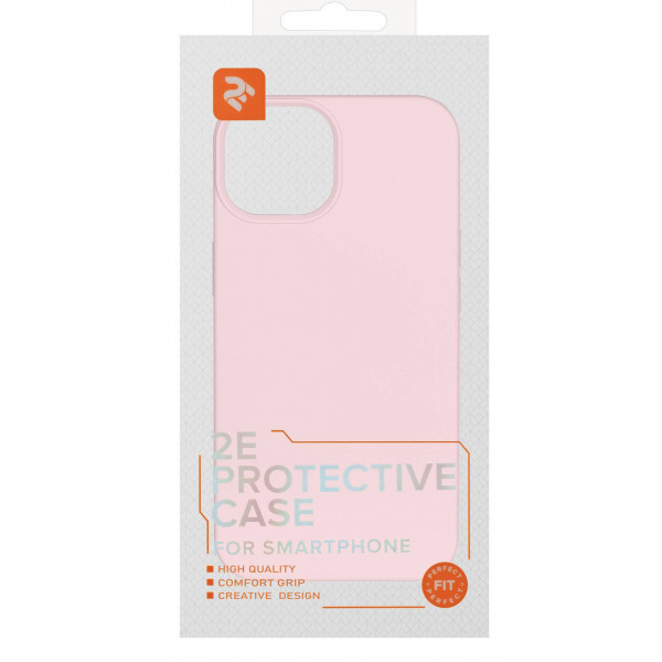 Фото - Чохол для смартфону 2E for Apple iPhone 14 Liquid Silicone Rose Pink (2E-IPH-14-OCLS-RP)