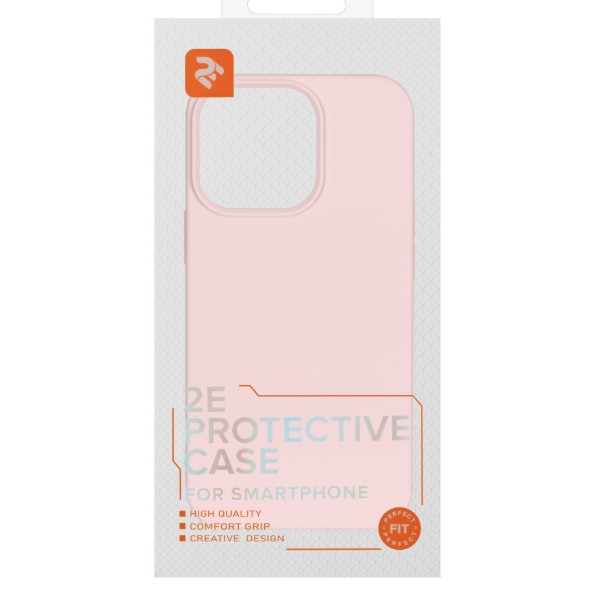 Фото - Чохол для смартфону 2E for Apple iPhone 14 Pro Liquid Silicone Rose Pink (2E-IPH-14PR-OCLS-RP)