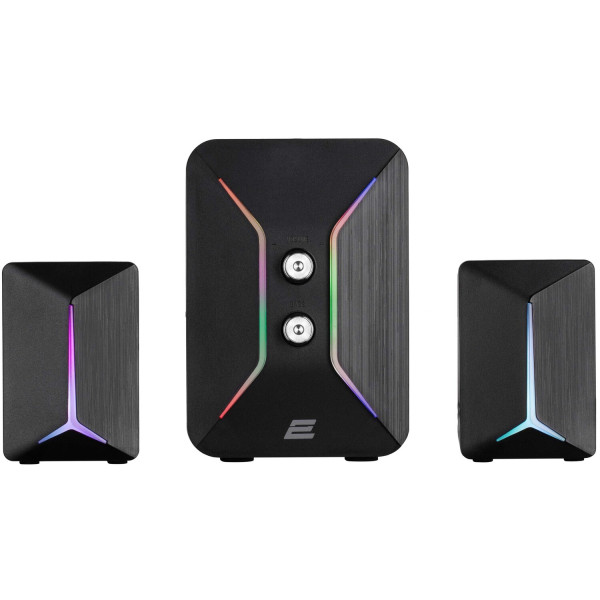 Фото - Компьютерная акустика компактная 2.0 2E PCS301 USB Black (2E-PCS301BK)