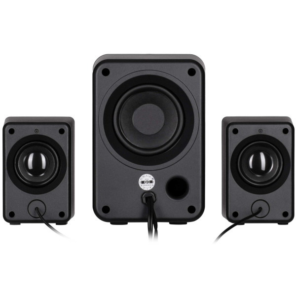 Фото - Компьютерная акустика компактная 2.0 2E PCS301 USB Black (2E-PCS301BK)