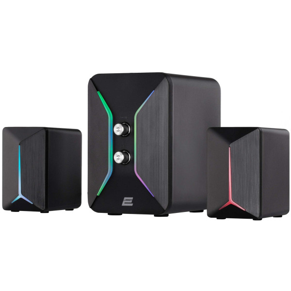 Фото - Компьютерная акустика компактная 2.0 2E PCS301 USB Black (2E-PCS301BK)