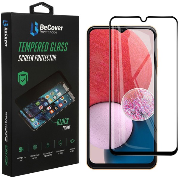 Фото - Захисне скло для смартфону BeCover for Samsung Galaxy A13 SM-A135 Black (707320)