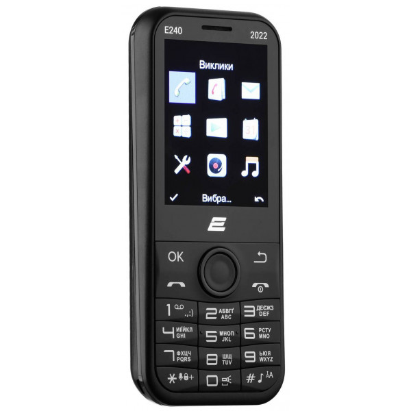 Фото - Уцінка - Мобільний телефон 2E E240 2022 Dual Sim Black