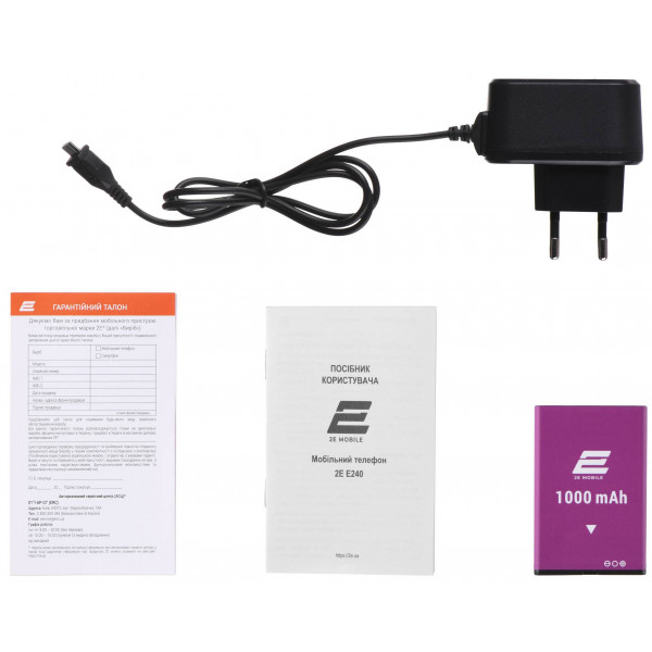 Фото - Уцінка - Мобільний телефон 2E E240 2022 Dual Sim Black