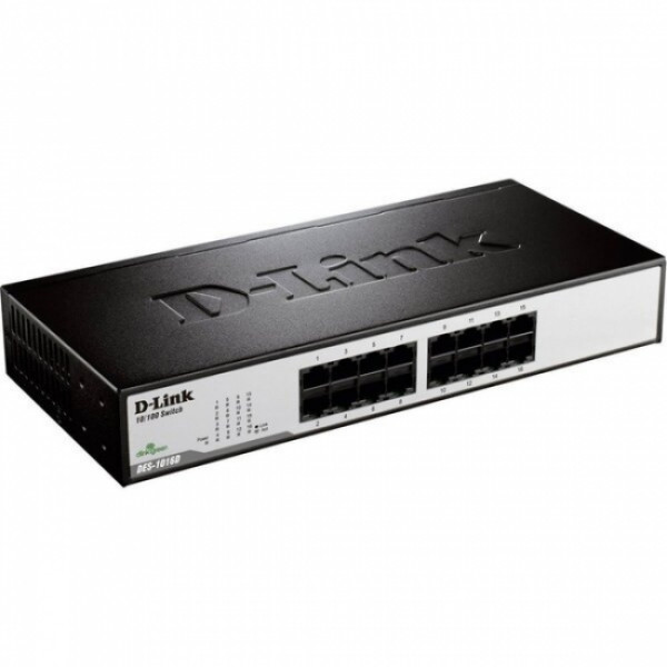Фото - Коммутатор локальної мережі (Switch) D-Link DES-1016D/E