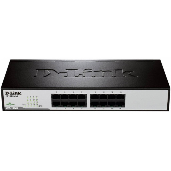 Фото - Коммутатор локальної мережі (Switch) D-Link DES-1016D/E