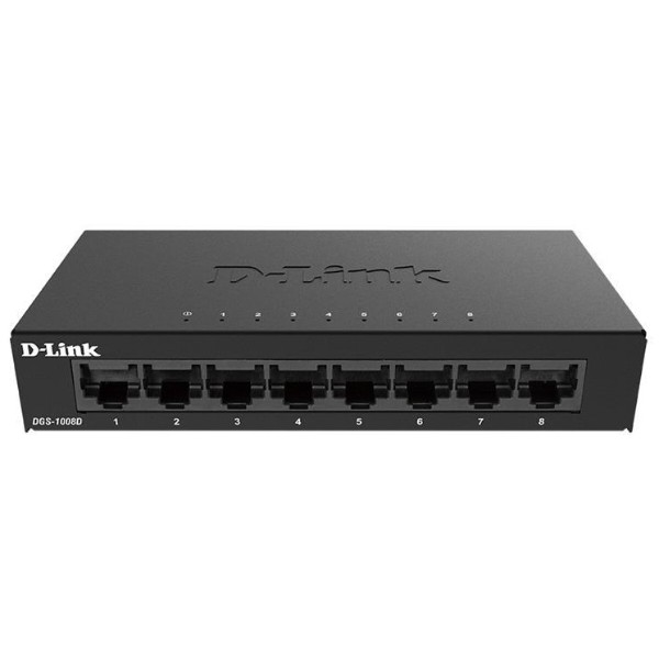 Фото - Коммутатор локальной сети (Switch) D-Link DGS-1008D/E
