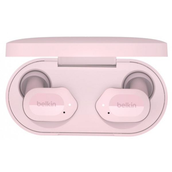Фото - Наушники вкладыши беспроводные TWS Belkin Soundform Play True Wireless Pink (AUC005BTPK)