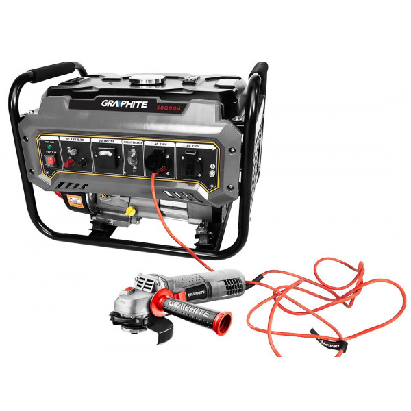 Фото - Генератор бензиновый GRAPHITE 58G904