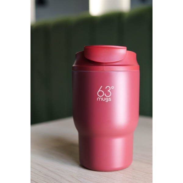 Фото - Термокружка 63mugs Drive 360 мл насыщенная красная (6999999987321)
