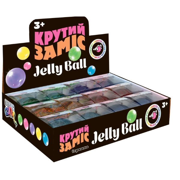 Фото - Стретч-антистресс Monster Gum Крутий заміс Jelly Ball 6 см (T24588)