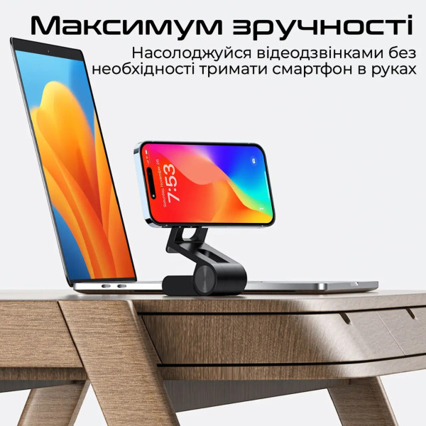 Фото - Подставка для мобильного устройства Promate versamount.black