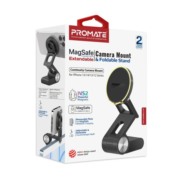 Фото - Подставка для мобильного устройства Promate versamount.black