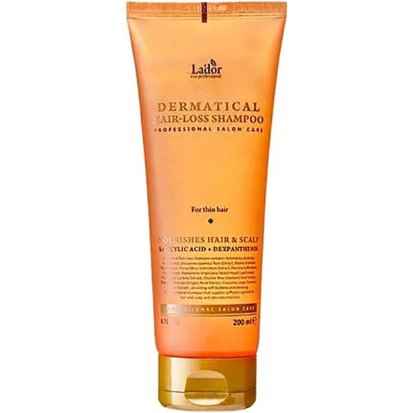 Фото - Шампунь жіночий Lador DERMATICAL HAIR LOSS SHAMPOO FOR THIN HAIR 200 мл (8809181934614)