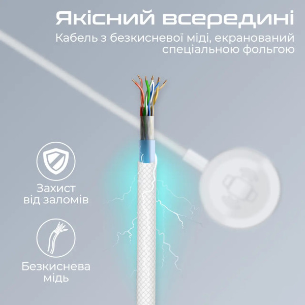 Фото - Кабель для зарядки Promate USB-C 5V/1A 1.2m (watchlink-c)