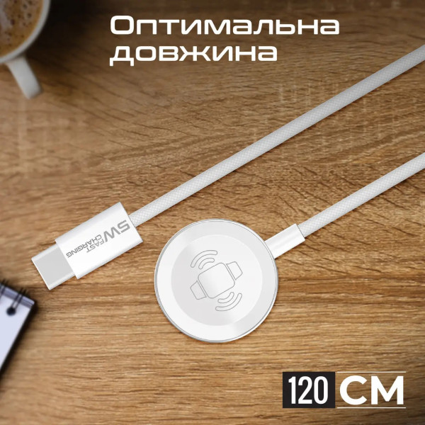 Фото - Кабель для зарядки Promate USB-C 5V/1A 1.2m (watchlink-c)