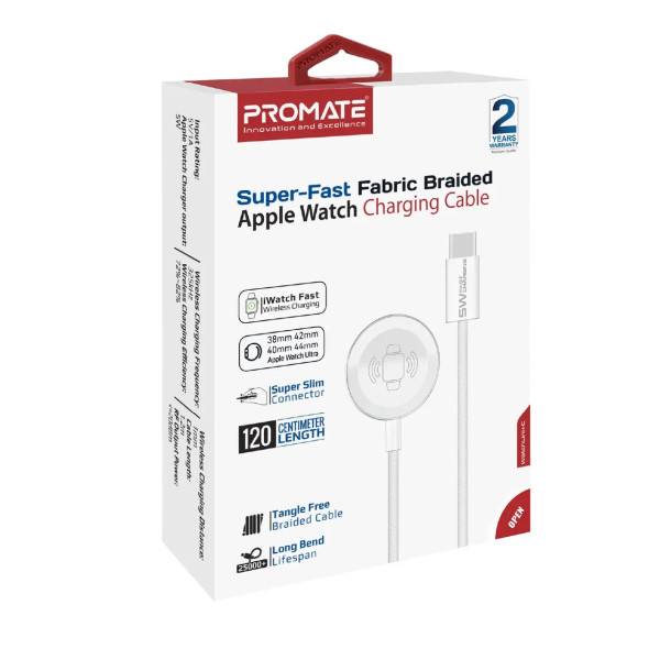 Фото - Кабель для зарядки Promate USB-C 5V/1A 1.2m (watchlink-c)