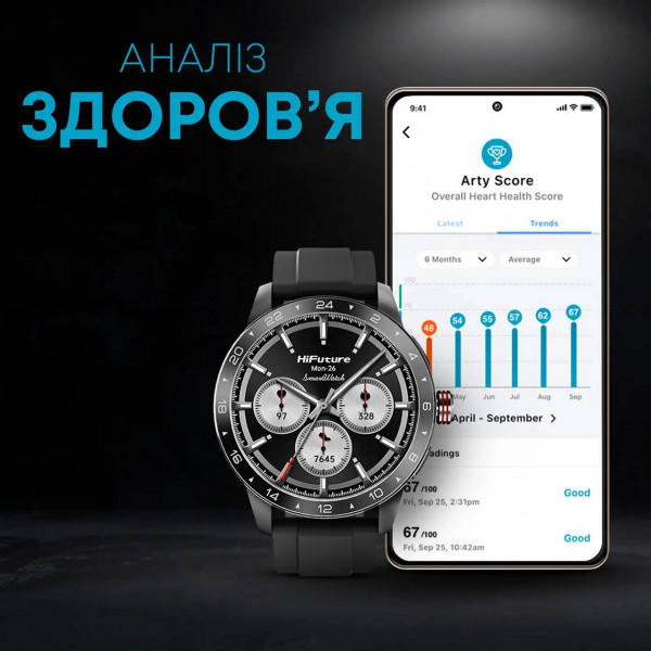 Фото - Смарт-часы HiFuture flex2.silver