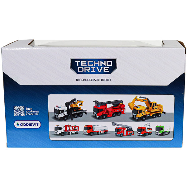 Фото - Наземна спецтехніка TechnoDrive Big Truck – Сміттєвоз SCANIA (світло, звук) (6410KS)