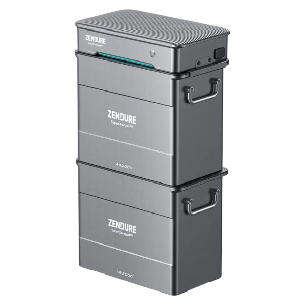 Фото - Система зберігання енергії Zendure ZDHYP2000-gy-eu+ZDAB2000-gy-eu (40А/год, 1200 Вт, 1920 Вт/год, LiFePO4)