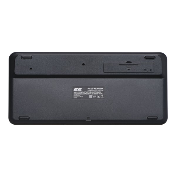 Фото - Клавиатура беспроводная 2E KS250 WL BT Black (2E-KS250WBK)