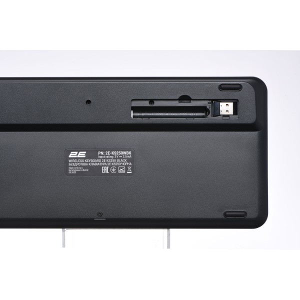 Фото - Клавиатура беспроводная 2E KS250 WL BT Black (2E-KS250WBK)
