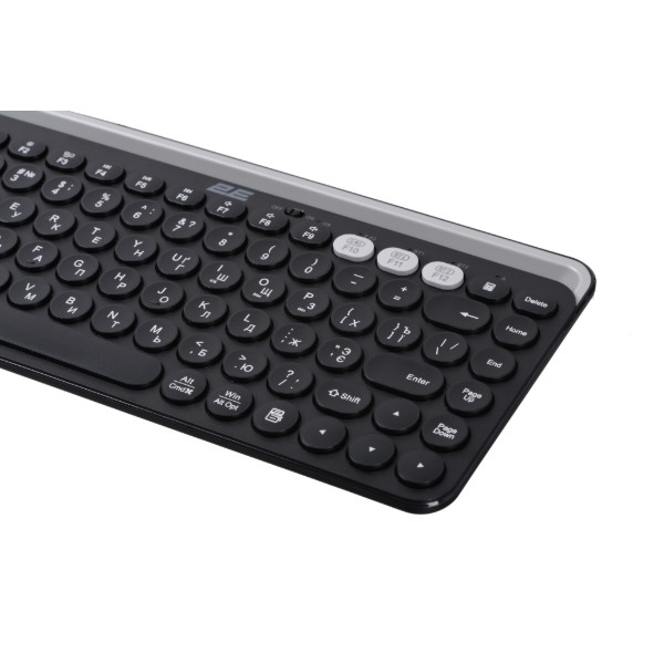Фото - Клавиатура беспроводная 2E KS250 WL BT Black (2E-KS250WBK)
