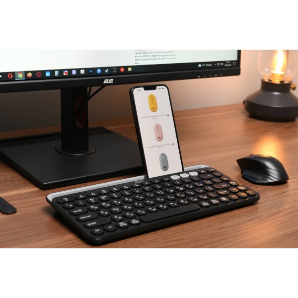 Фото - Клавиатура беспроводная 2E KS250 WL BT Black (2E-KS250WBK)