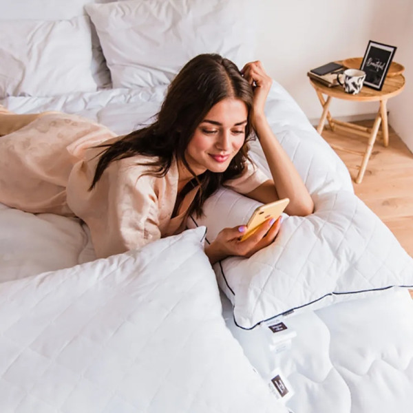 Фото - Подушка стандартная MirSon шерстяная 1219 Royal Pearl Premium Средняя 50х70 см (2200001517745)