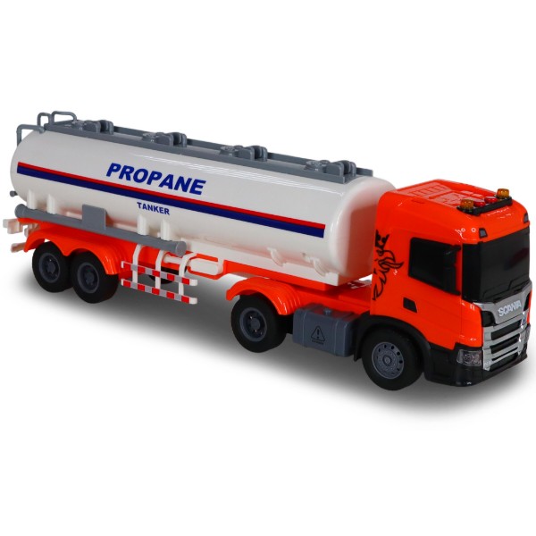 Фото - Наземна спецтехніка TechnoDrive Large Truck – АВТОЦИСТЕРНА SCANIA (світло, звук) (6418KS)