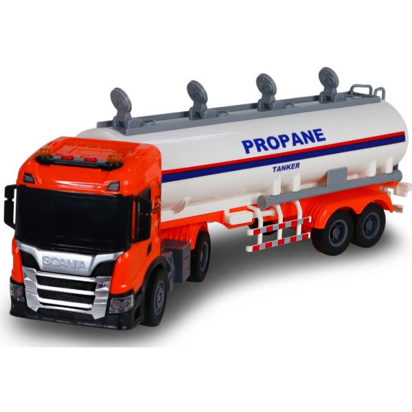 Фото - Наземна спецтехніка TechnoDrive Large Truck – АВТОЦИСТЕРНА SCANIA (світло, звук) (6418KS)