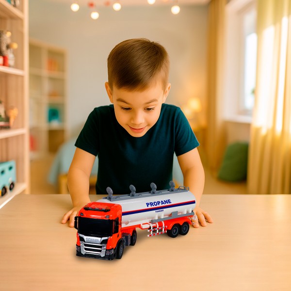 Фото - Наземна спецтехніка TechnoDrive Large Truck – АВТОЦИСТЕРНА SCANIA (світло, звук) (6418KS)