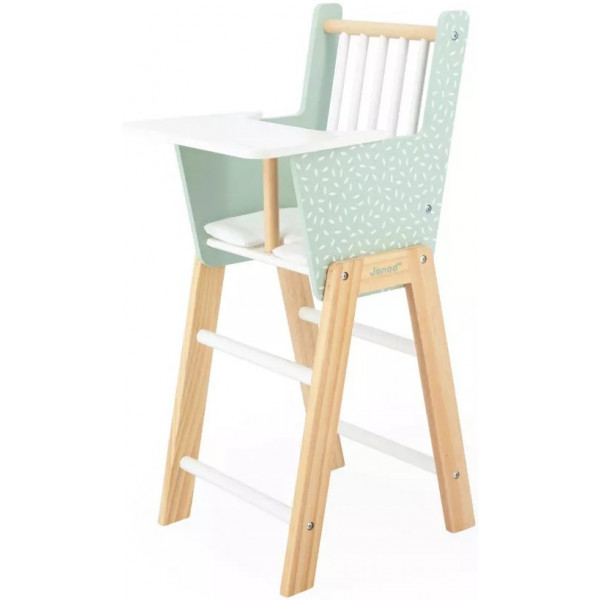 Фото - Меблі і будиночки для ляльки Janod стілець м'ятний (J05901)