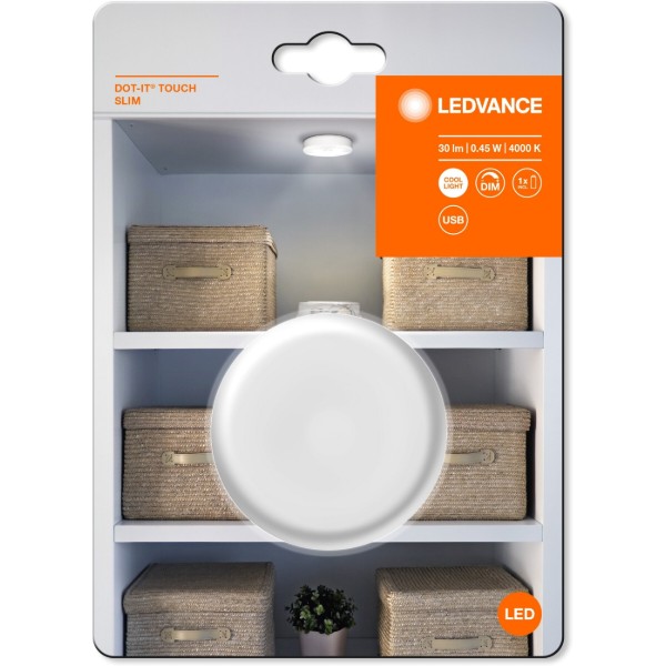 Фото - Нічник Ledvance Dot-it Touch White (4058075399709)