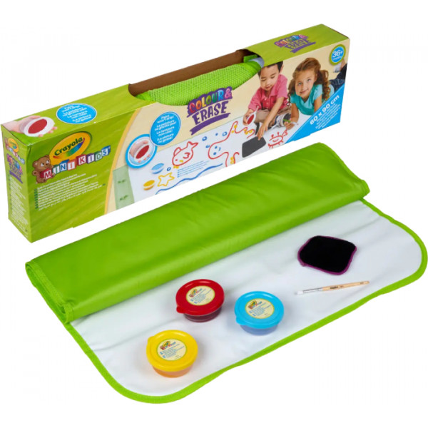 Фото - Килимок для малювання Crayola Mini Kids Багаторазовий з фарбами (81-1528)