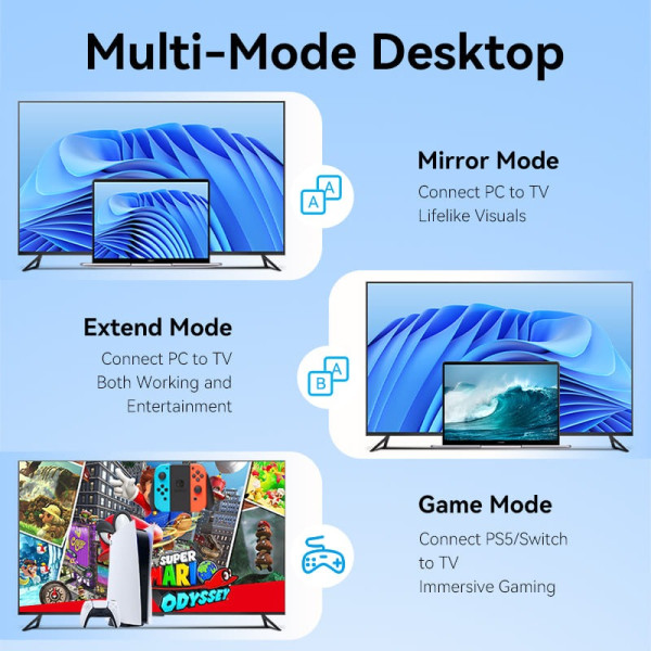 Фото - Кабель HDMI Vention HDMI - HDMI V 2.0 (M/M) 3 м Black (ALMBI)