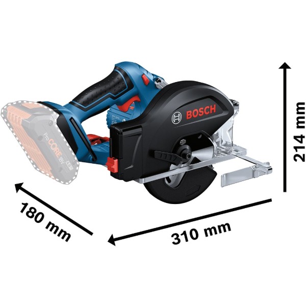 Фото - Пила дисковая Bosch GKM 18V-50 (0.601.6B8.002)