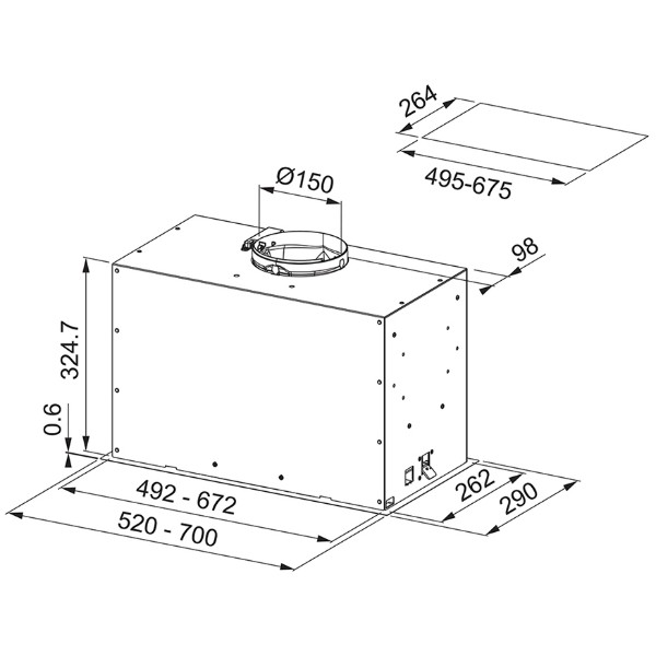 Фото - Вытяжка встраиваемая Franke Box Flush EVO FBFE WH MATT A70 
