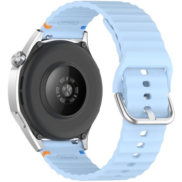 Фото - Ремінець для смарт-годинника BeCover Ribbed Tape (22mm) for Huawei Watch GT 5 / GT 4 (46mm) / GT 3 (46mm) / GT 2 (46mm) / GT 2 Pro / Watch GS Pro Lite Blue (714287)