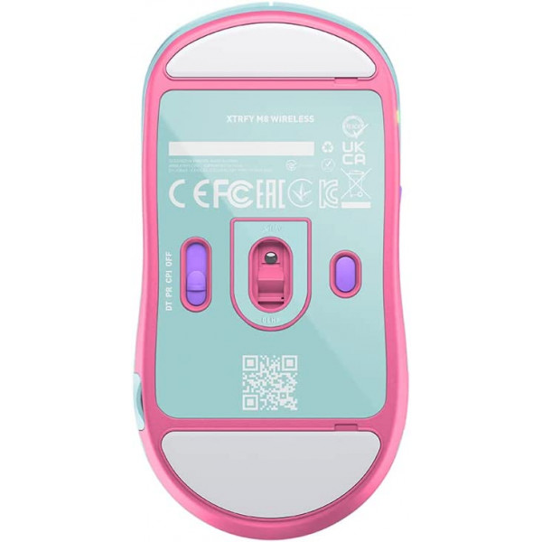 Фото - Мышь беспроводная игровая Xtrfy M8 WIRELESS Frosty Mint (M8W-RGB-MINT)